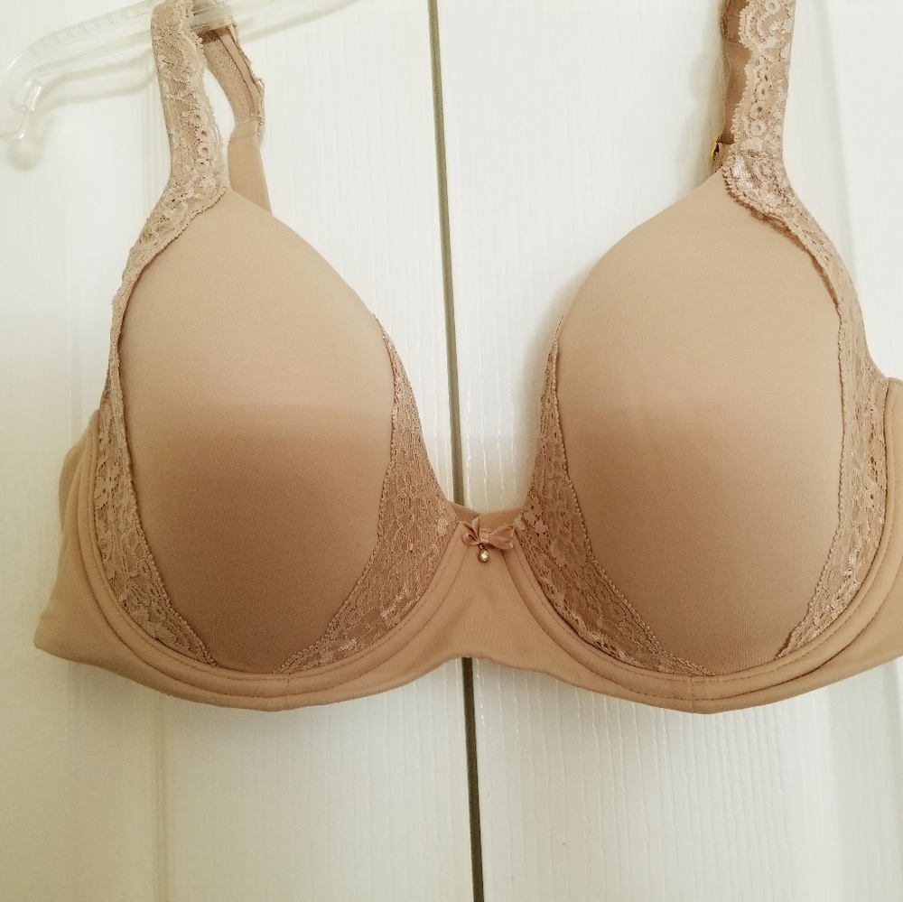 38D Beige Vanity Fair Beautiful Benefits Bra